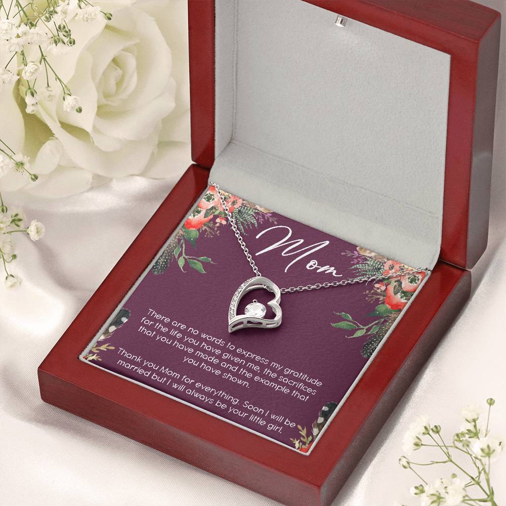 Mother Of The Groom Gift From Bride Customize Motherinlaw Giftgift For Mother Of The Groom Mother Of The Groom Forever Love Necklace Forever Love Necklace