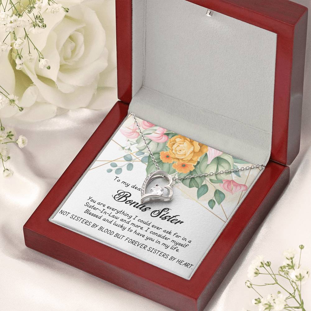 Sister In Law Necklace Gift Unbiological Sister Necklace Bonus Daughter Necklace Step Daughter Necklace Necklace Gift For Bonus Forever Love Necklace