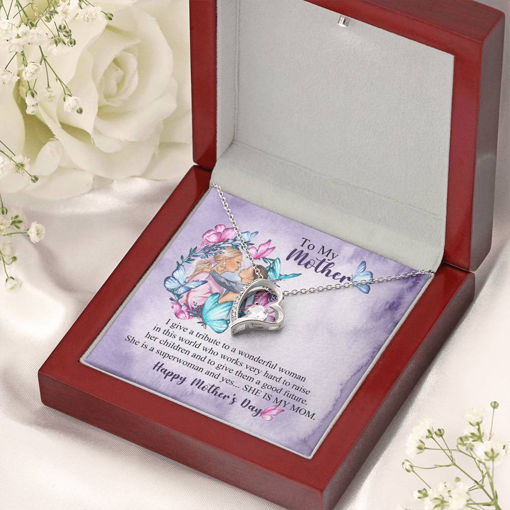 To My Mom 15 Forever Love Necklace