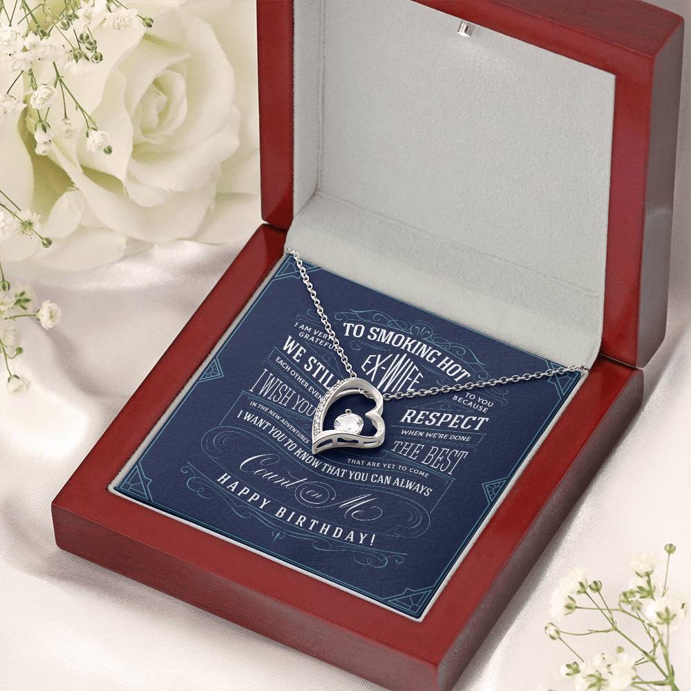 Ex Wife Birthday Gift Forever Love Necklace