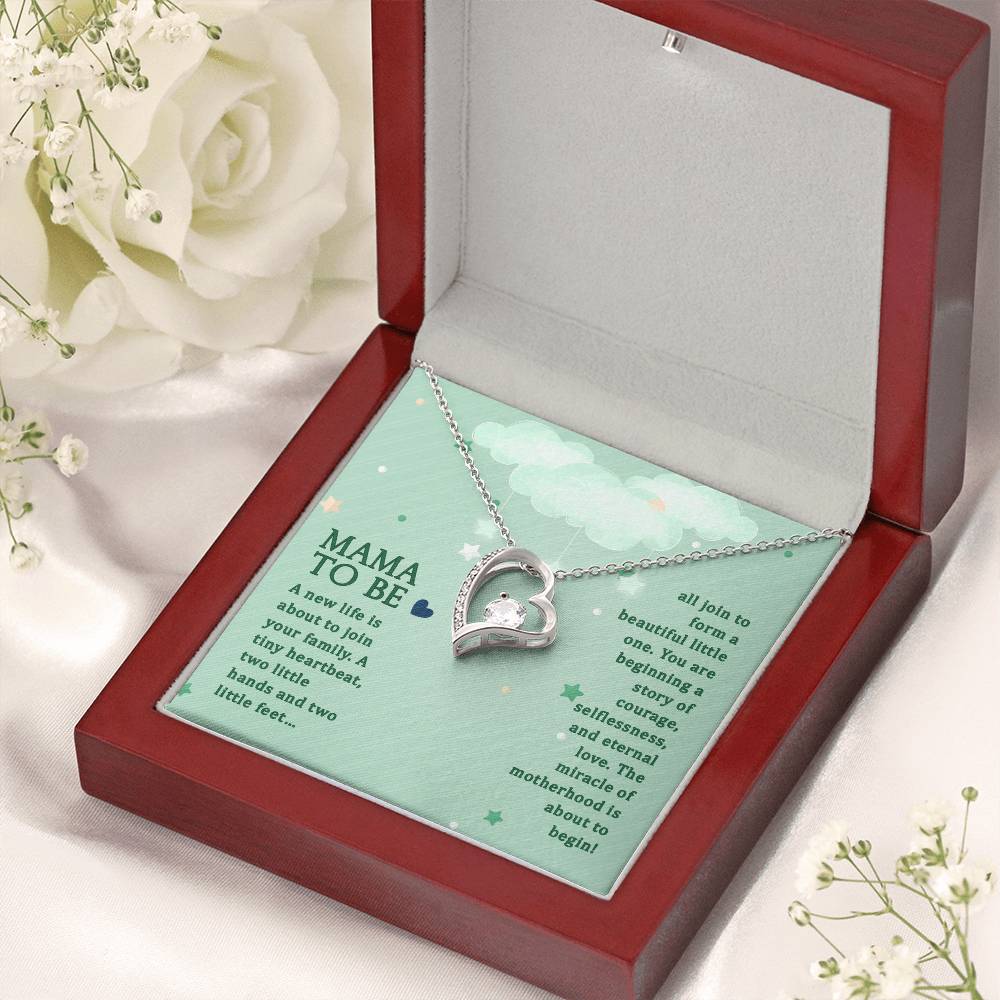 Mama To Be A New Life - Forever Love Necklace Forever Love Necklace
