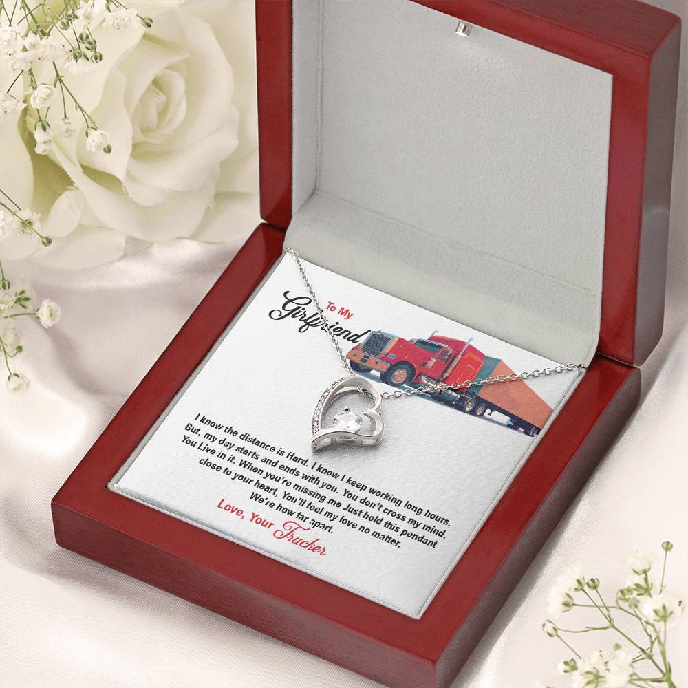 Trucker's Girlfriend Forever Love Necklace