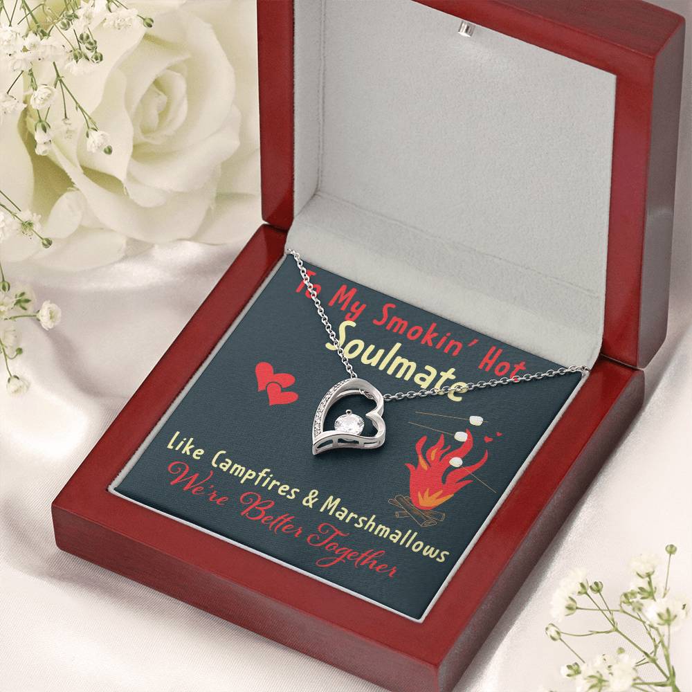 To My Soulmate Forever Love Necklace