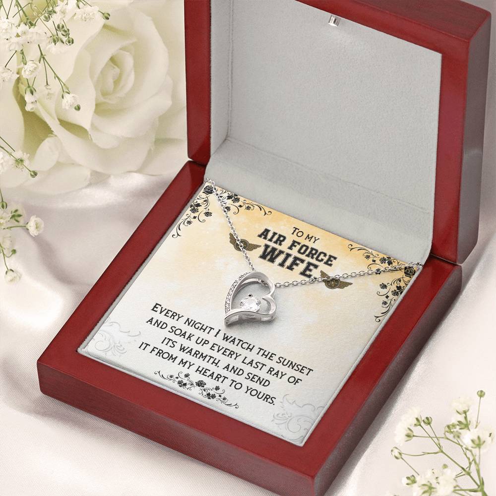 Forever Love Necklace To My Air Force Wife 1 Forever Love Necklace