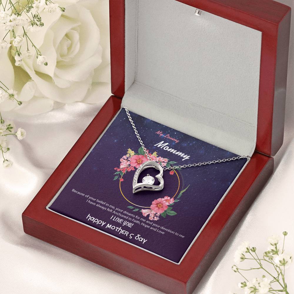To My Mom 1 Forever Love Necklace
