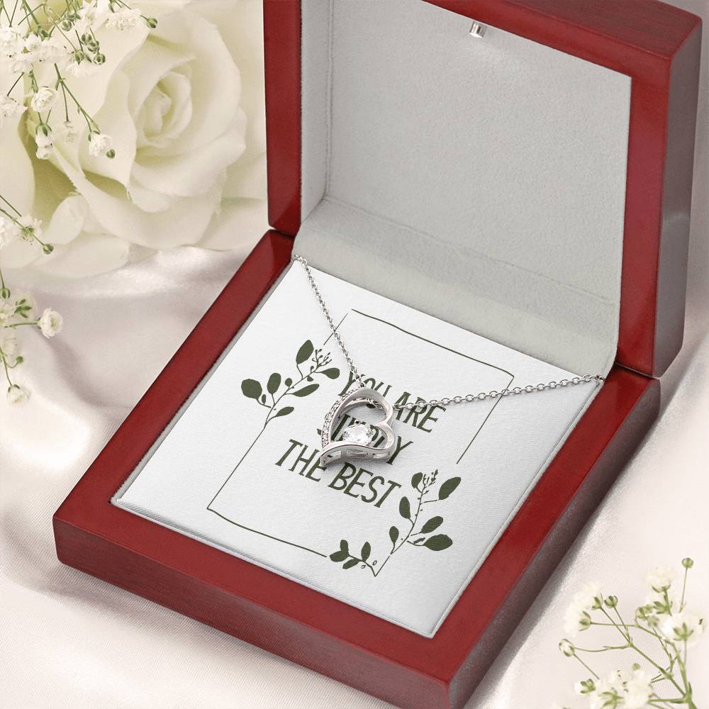 You Are Simply The Best Mother's Day Wife Girlfriend Forever Love Necklace