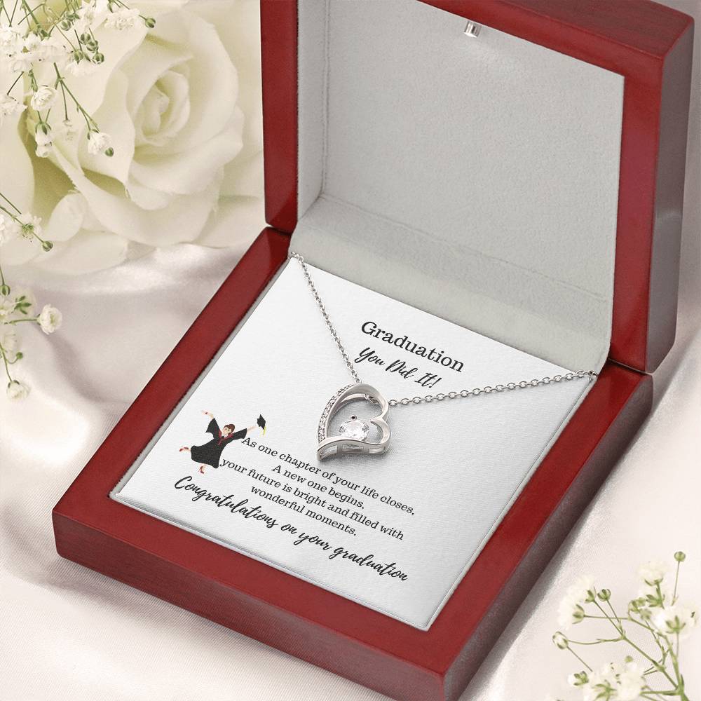 Graduation You Did It! Necklace Forever Love Necklace