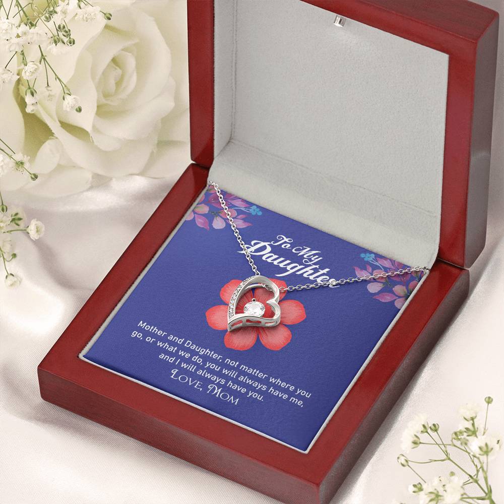 Gift For Daughter From Mom Someday When Pages Of My Life Ends Daughter Necklace Gift For Daughter Daughter Forever Love Necklace