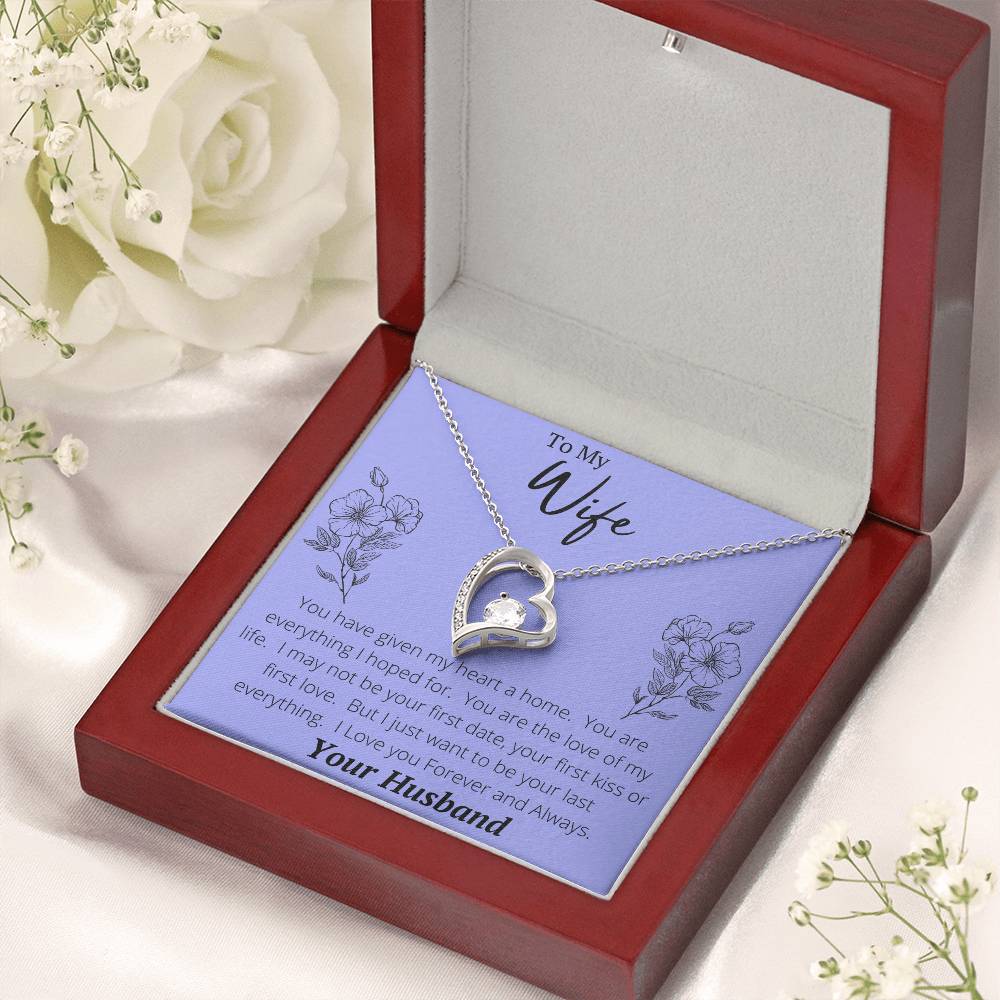 Dazzling Forever Love Necklace For That Special Woman On Valentine's Day Forever Love Necklace