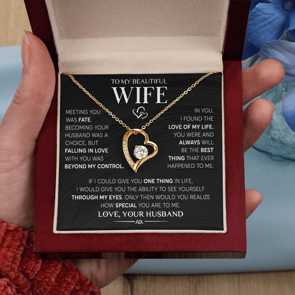 Gift For Wife Meeting You Was Fate Necklace Forever Love Necklace