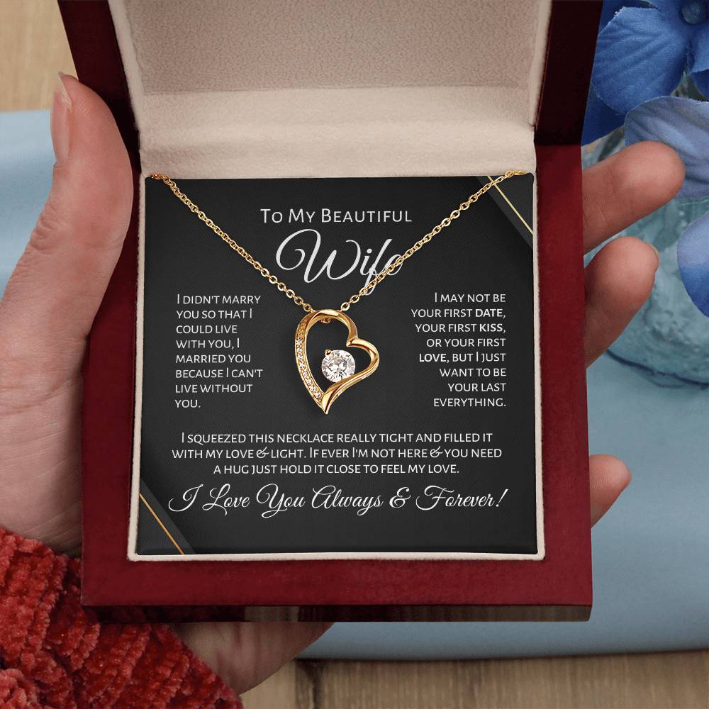To My Beautiful Soulmate - Love & Light - P1C Forever Love Necklace