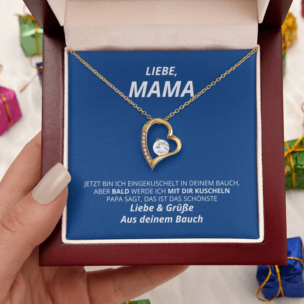 Werdende Mutter Forever Love Necklace
