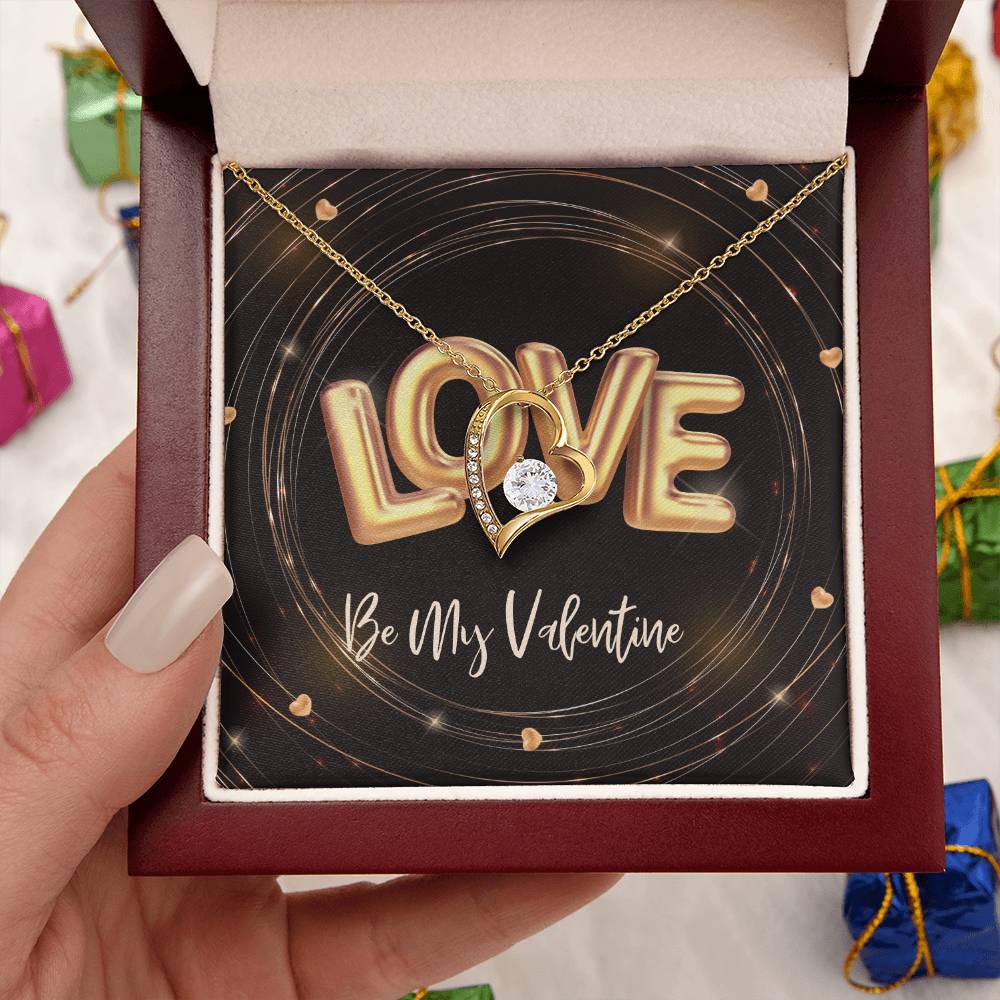 Love Be My Valentine Forever Love Necklace