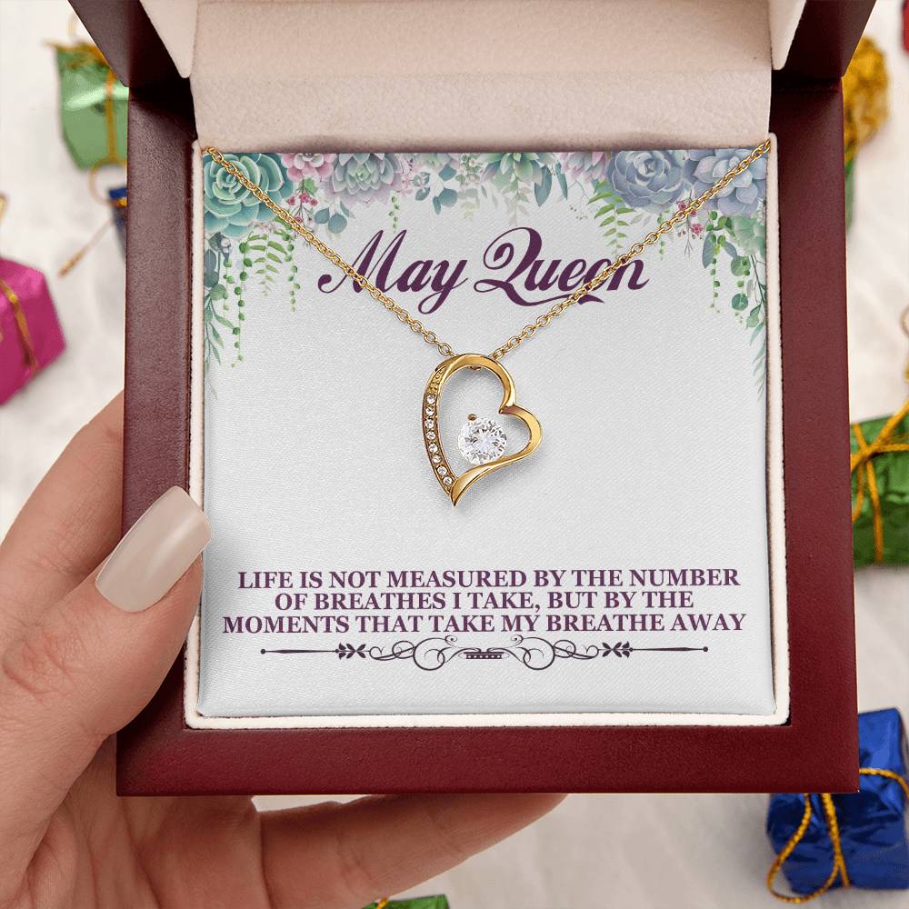 Born May Birthday Gift 5 1 Forever Love Necklace