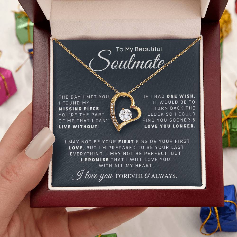 Soulmate - My Missing Piece -  Forever Love Necklace Forever Love Necklace