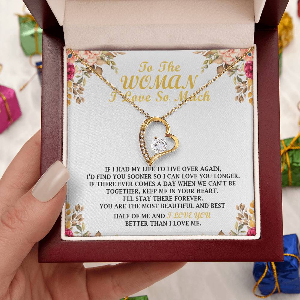 To The Woman I Love -Forever Love- So36 Forever Love Necklace