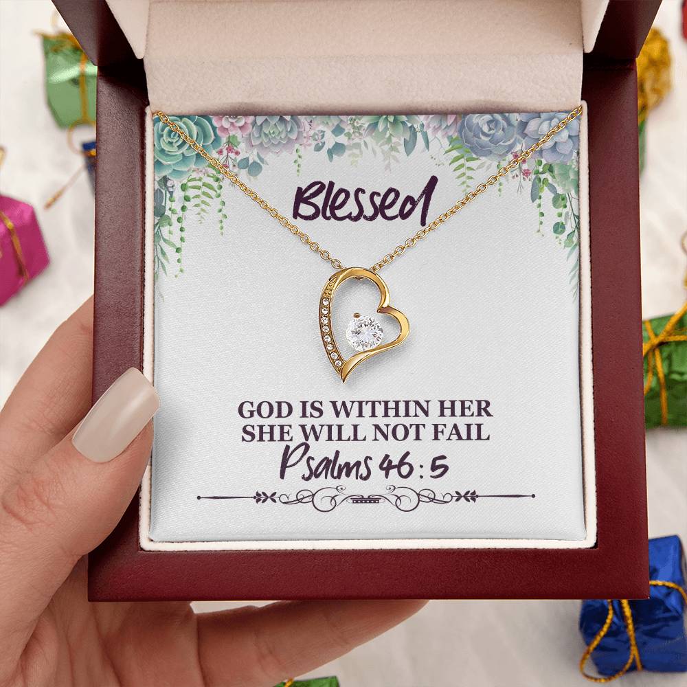 Psalms 465 God's Promise Necklace 2 1 Forever Love Necklace