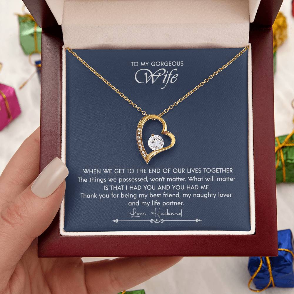 Perfect Necklace For Your Wife ❤️ Forever Love Necklace