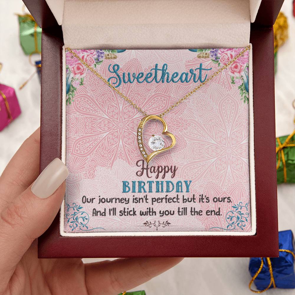 50Th Birthday Gift For Wife Jewelry Gifts For Wife Forever Love Necklace