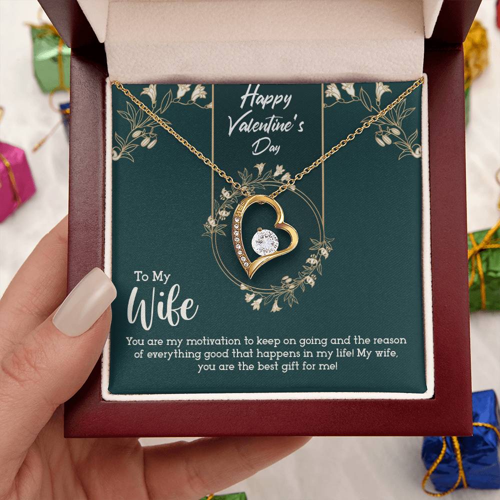 To My Wife - You're My Best Gift - Necklace Forever Love Necklace