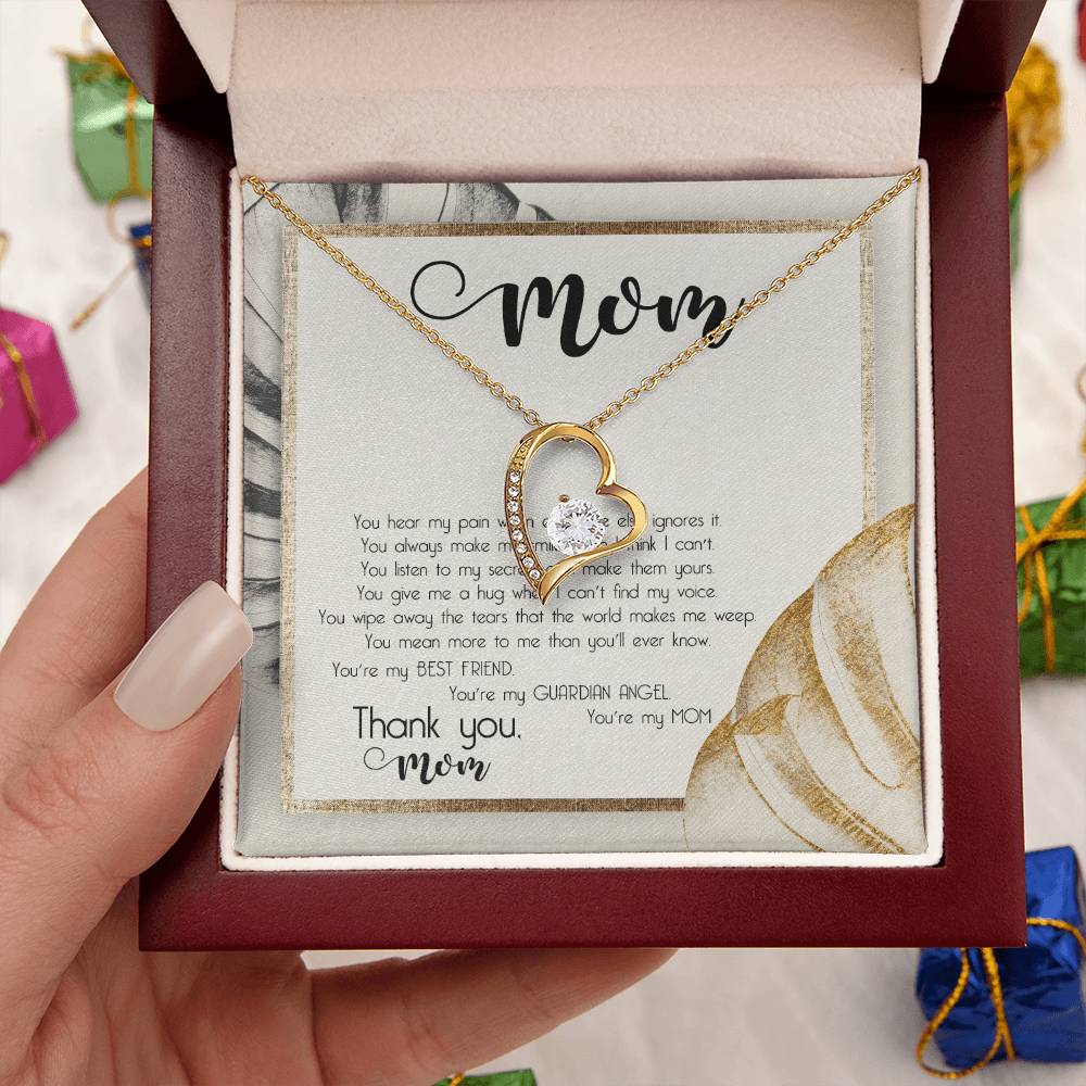 Mom You’Re My Best Friend D1039 Forever Love Necklace