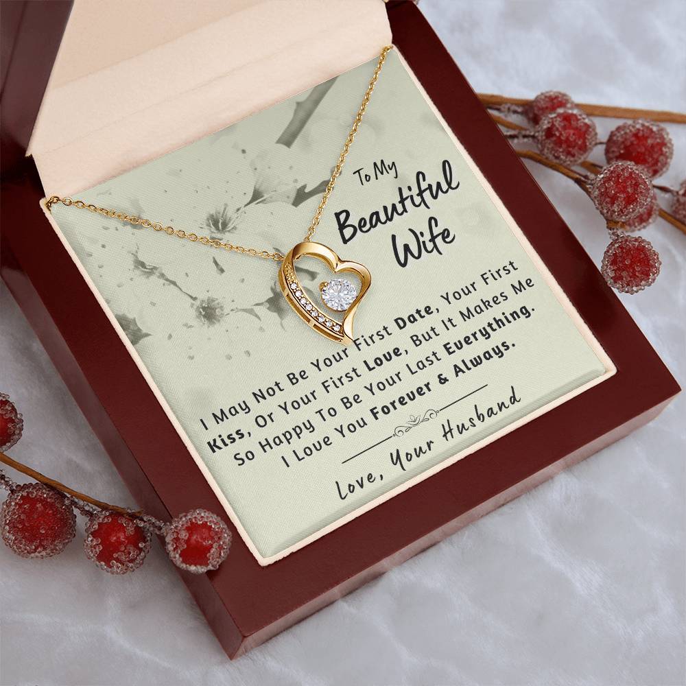 Classy Necklace For Your Beautiful Wife 💕 Forever Love Necklace