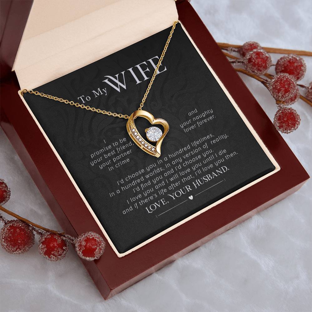 My Beautiful Wife Forever Love Necklace