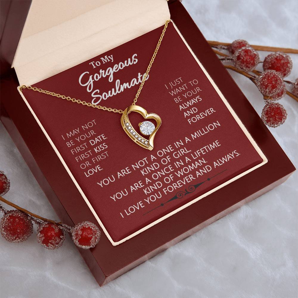 Forever Love Necklace To My Gorgeous Soulmate 1 Forever Love Necklace