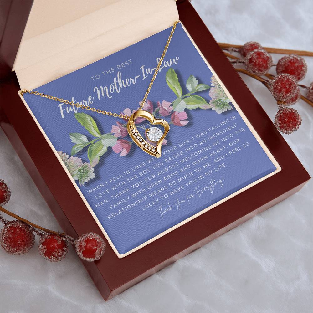 Future Mother In Law Gift Mom In Law Jewelry Mother's Day Gift For Motherinlaw Gift For Mother In Law Motherinlaw Necklace Forever Love Necklace