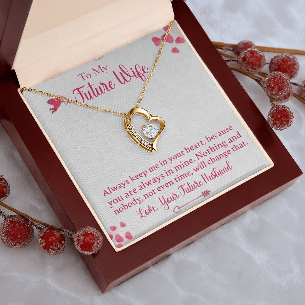 To My Future Wife Love Your Future Husband 925 Sterling Silver Pendant 1 Forever Love Necklace
