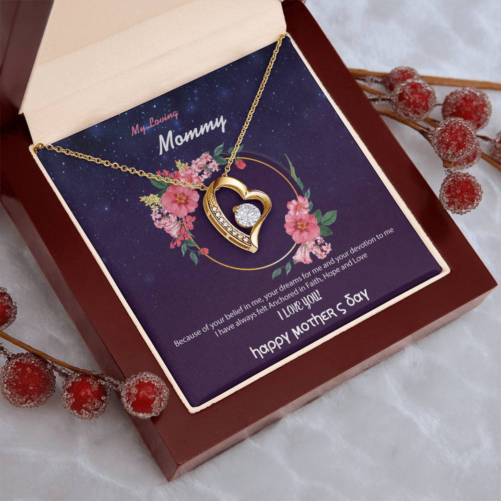 To My Mom 1 Forever Love Necklace