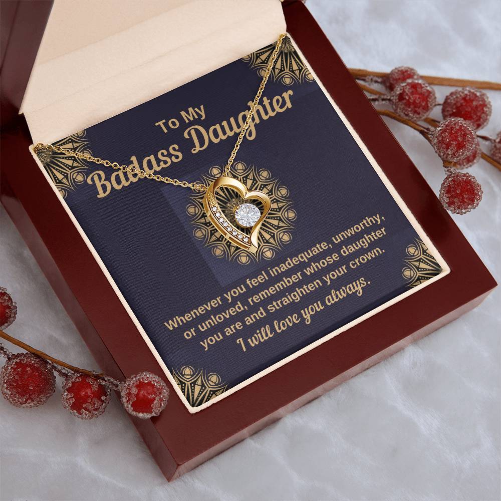 Best Daughter Gift Forever Love Necklace