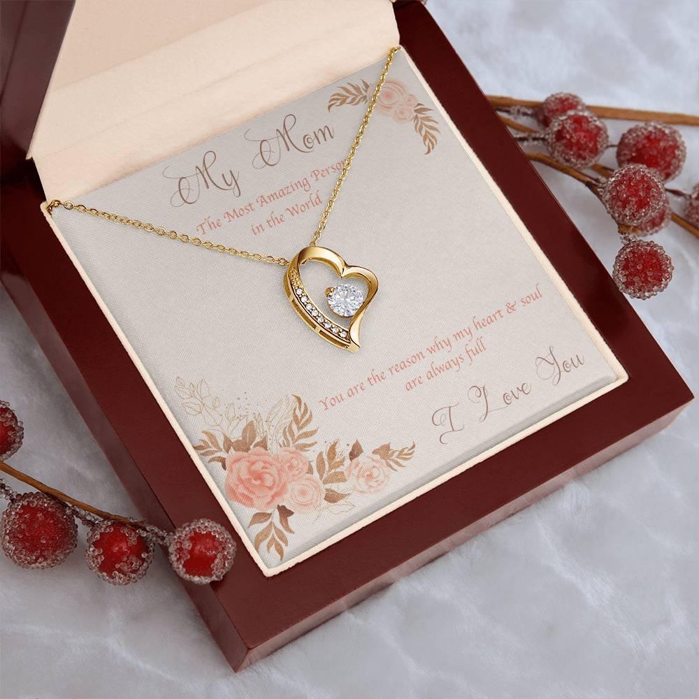 My Amazing Mom Necklace Forever Love Necklace