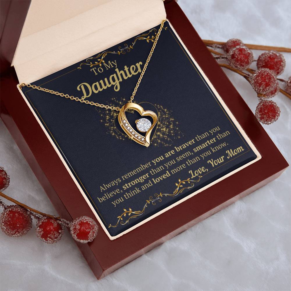 Best Gift For Daughter From Mom Forever Love Necklace