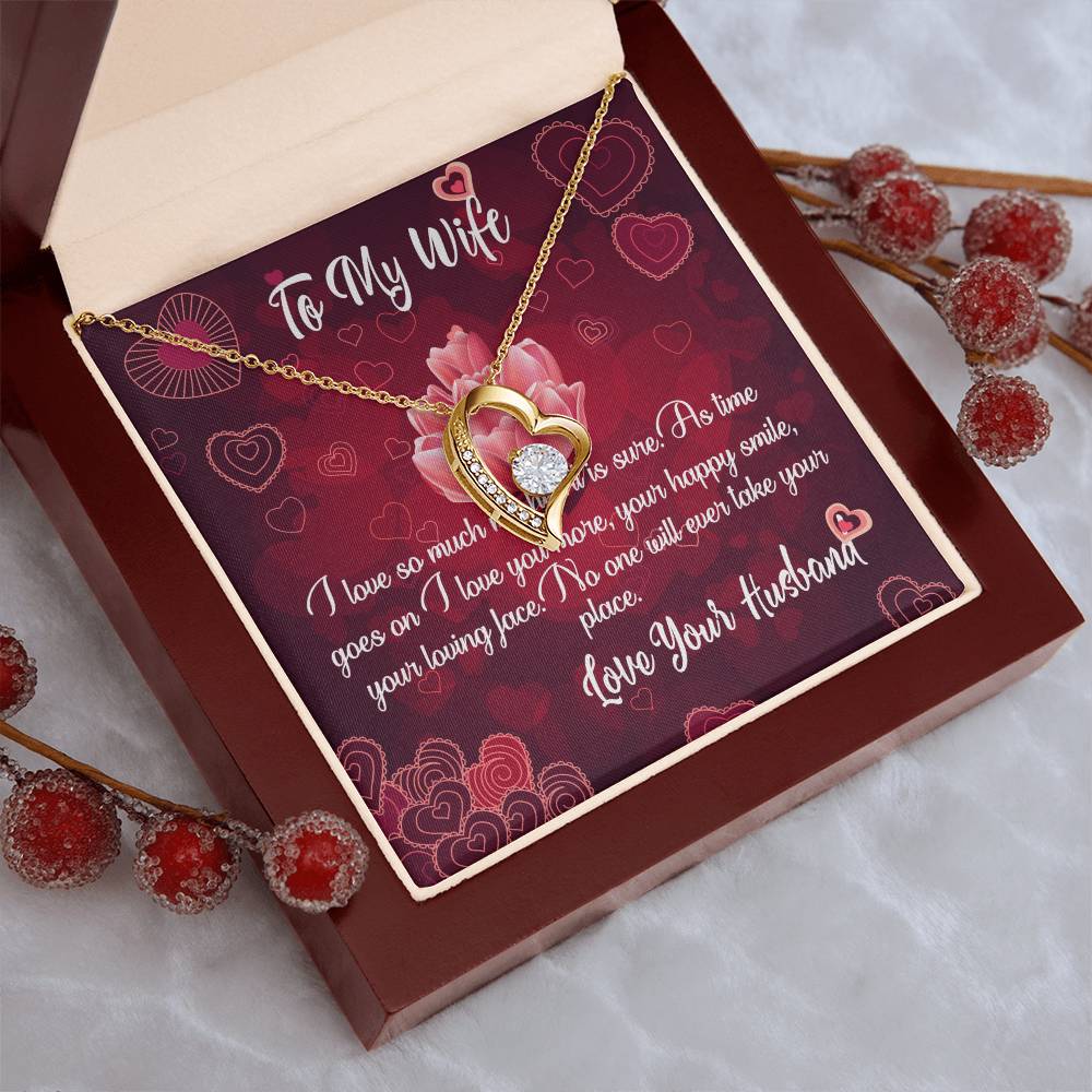 Husband To Wife - I Love So Much Forever Love Necklace Forever Love Necklace