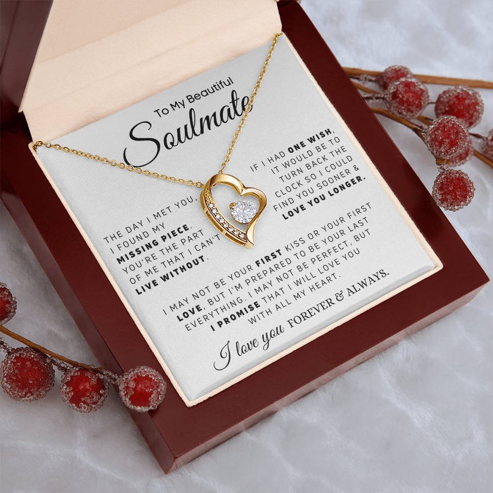 Soulmate Missing Piece 0028w Forever Love Necklace