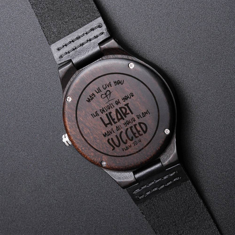 Graduation Gift For Son Wooden Watch To Our Son Watch From Mom And Dad For Son Birthday Gift Fr Engraved Wooden Watch