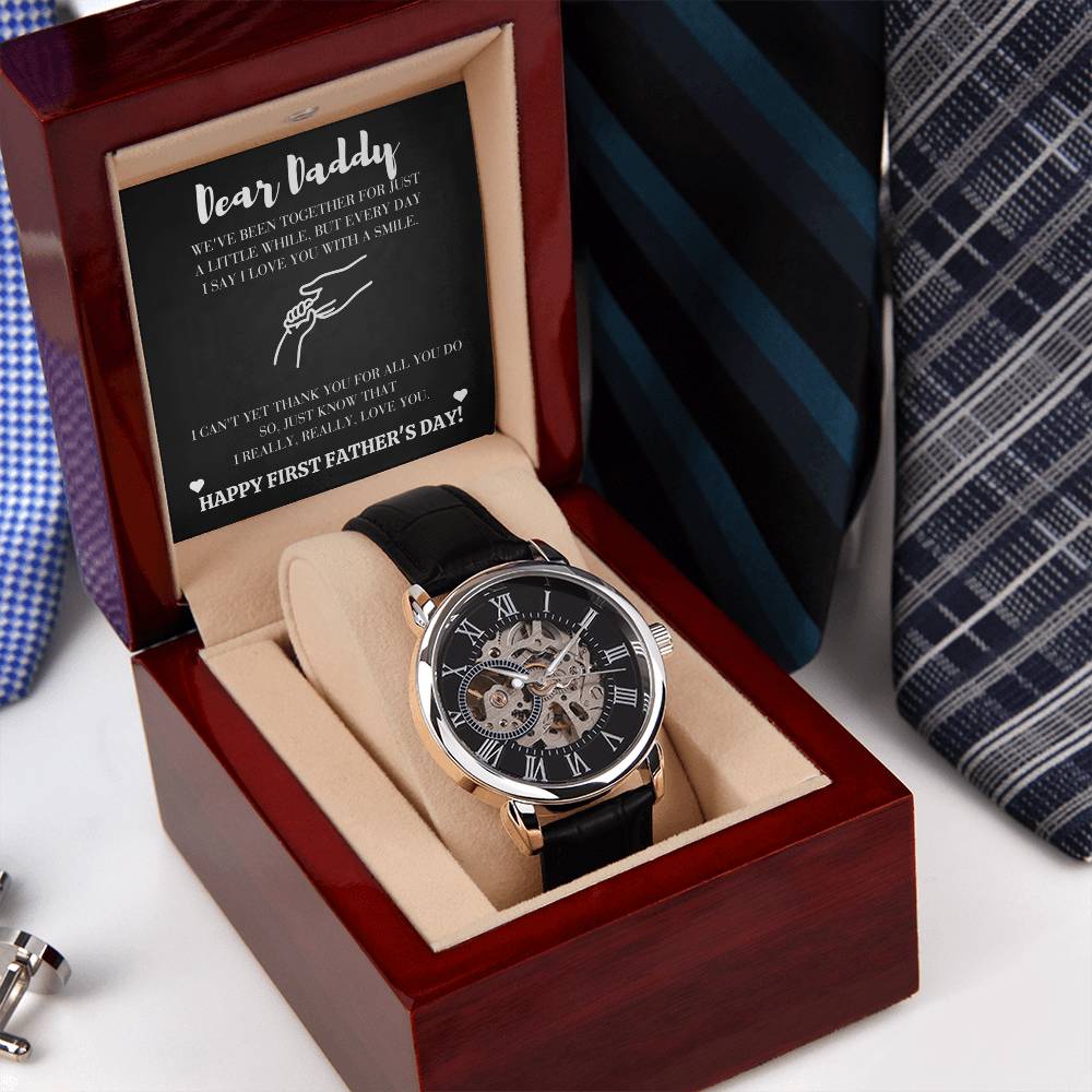 Happy First Father's Day Openwork Watches