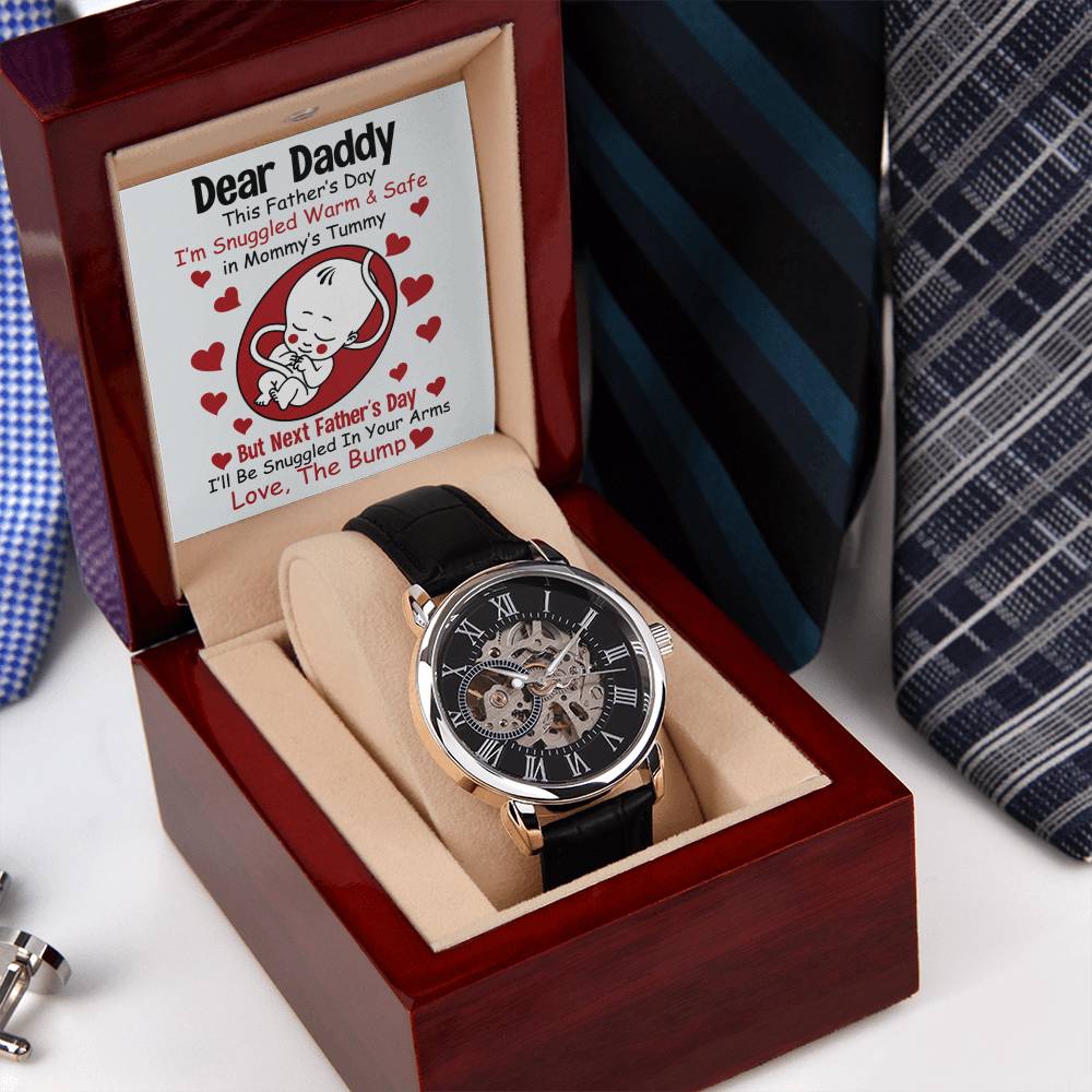 Dad To Be Openwork Watch