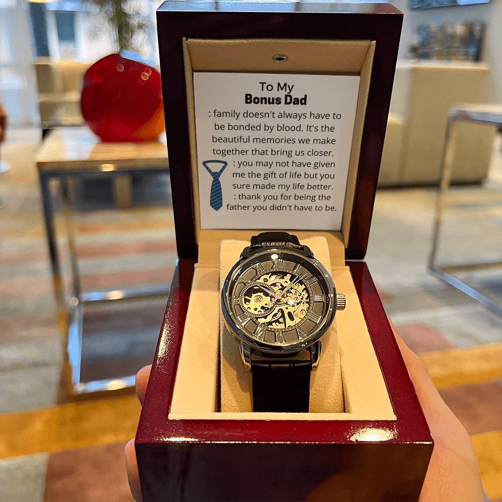 Bonus Dad Openwork Watch