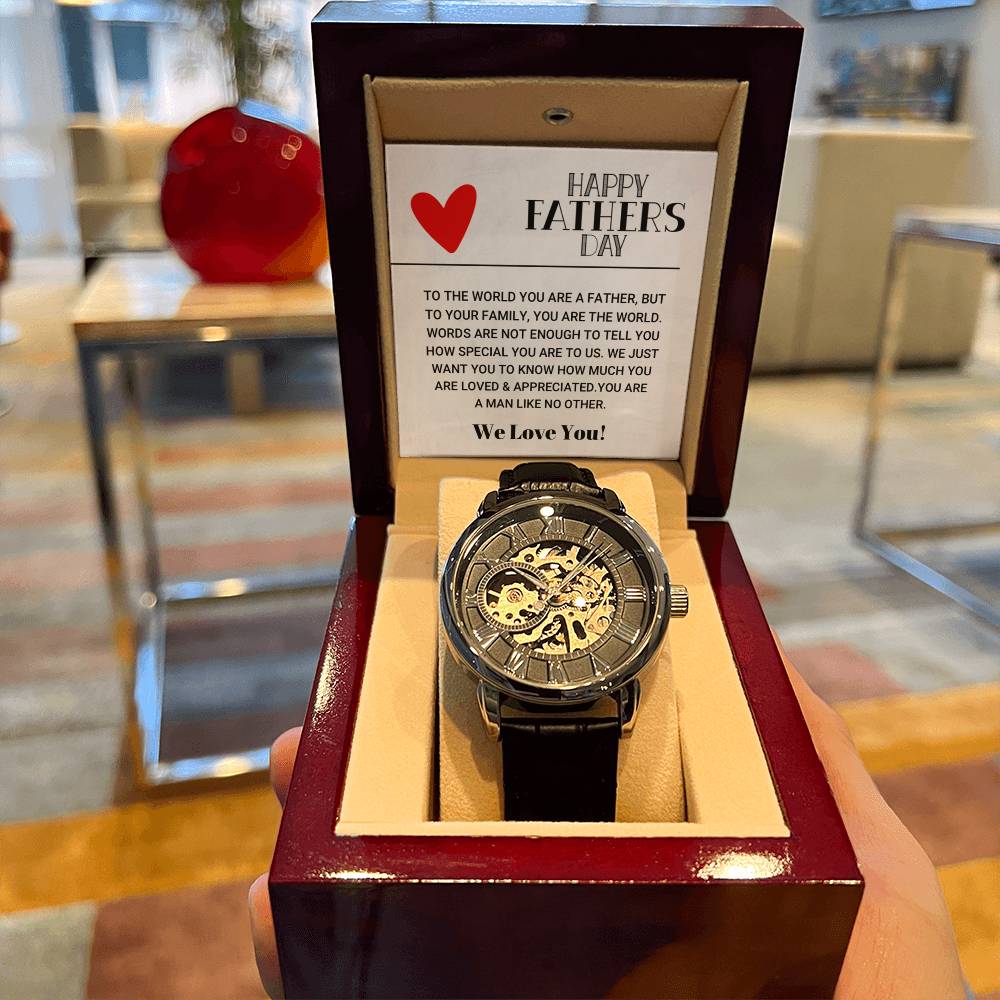 Our World Father's Day 1 Openwork Watch