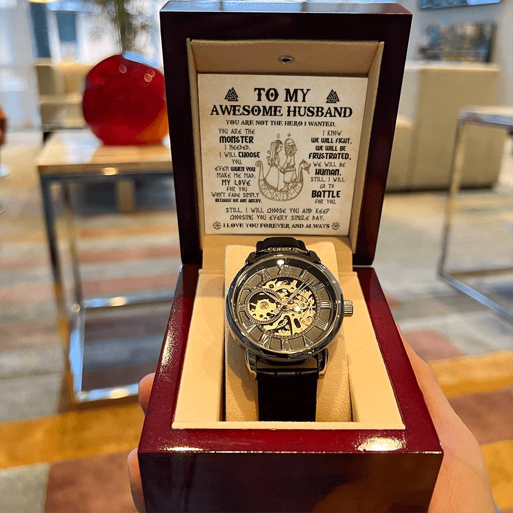 Husband - Battle For You - Openwork Watches