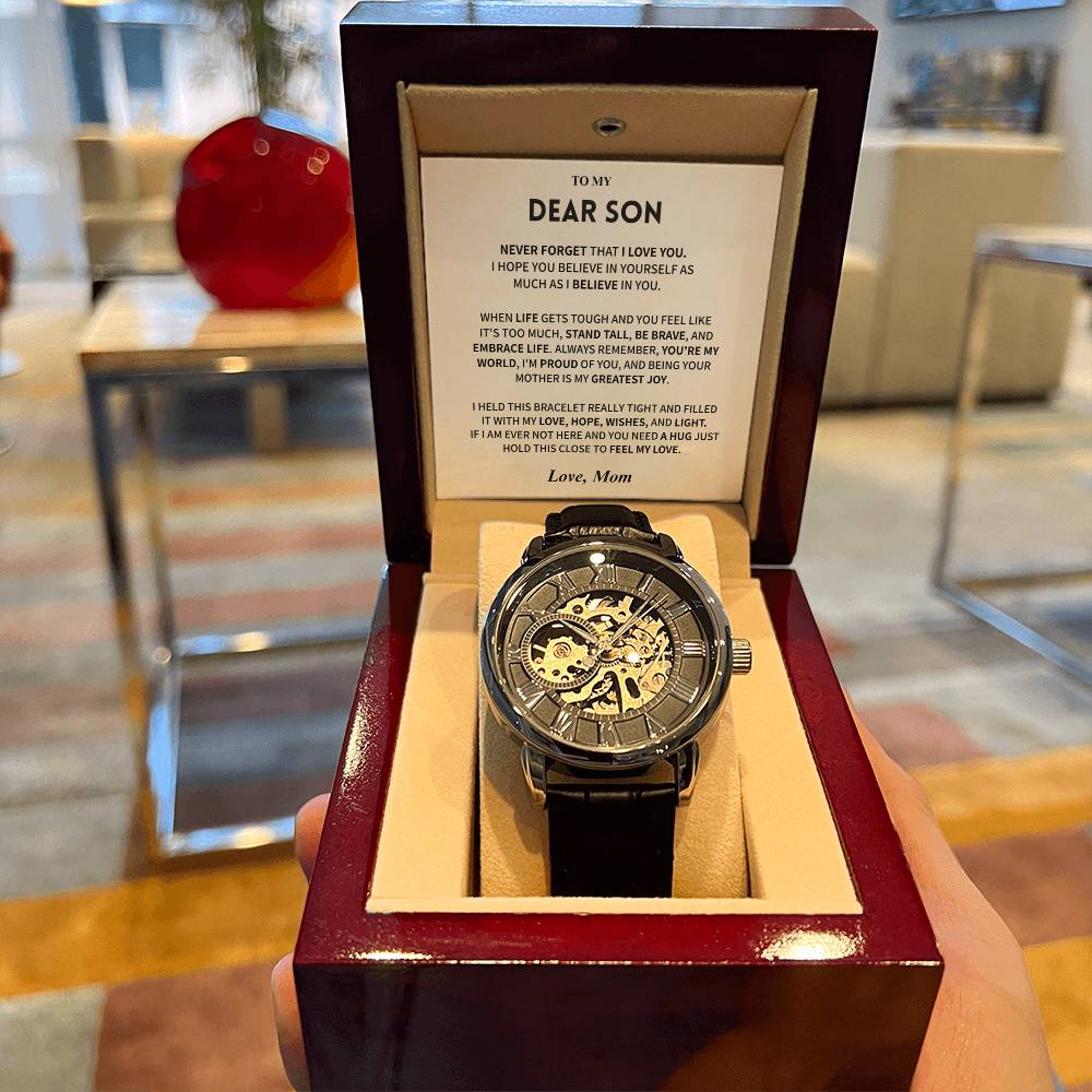 Openwork Watches- Son Gift