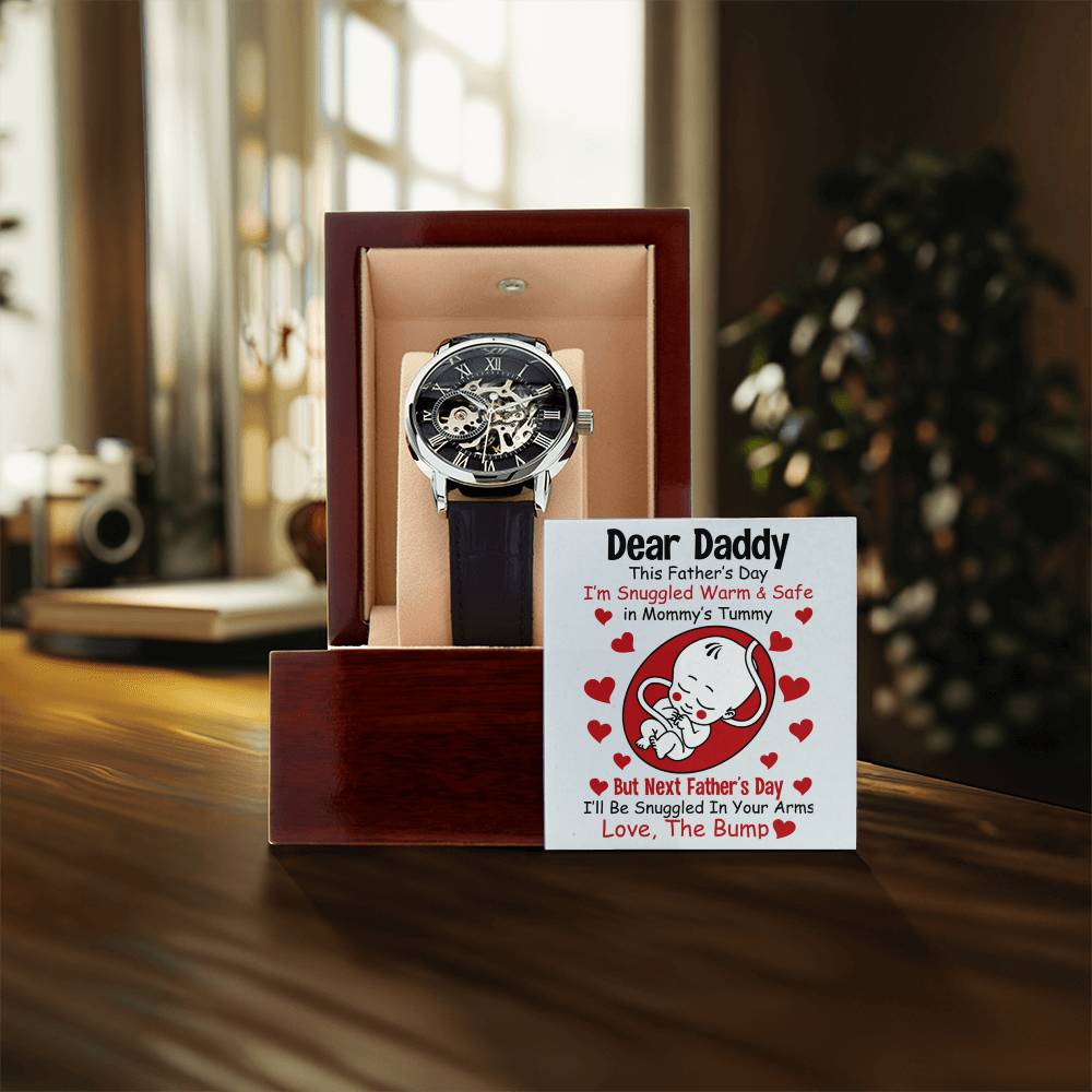 Dad To Be Openwork Watch
