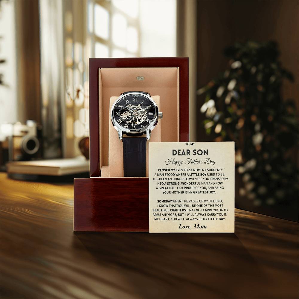 Father's Day Son Gift - Openwork Watches