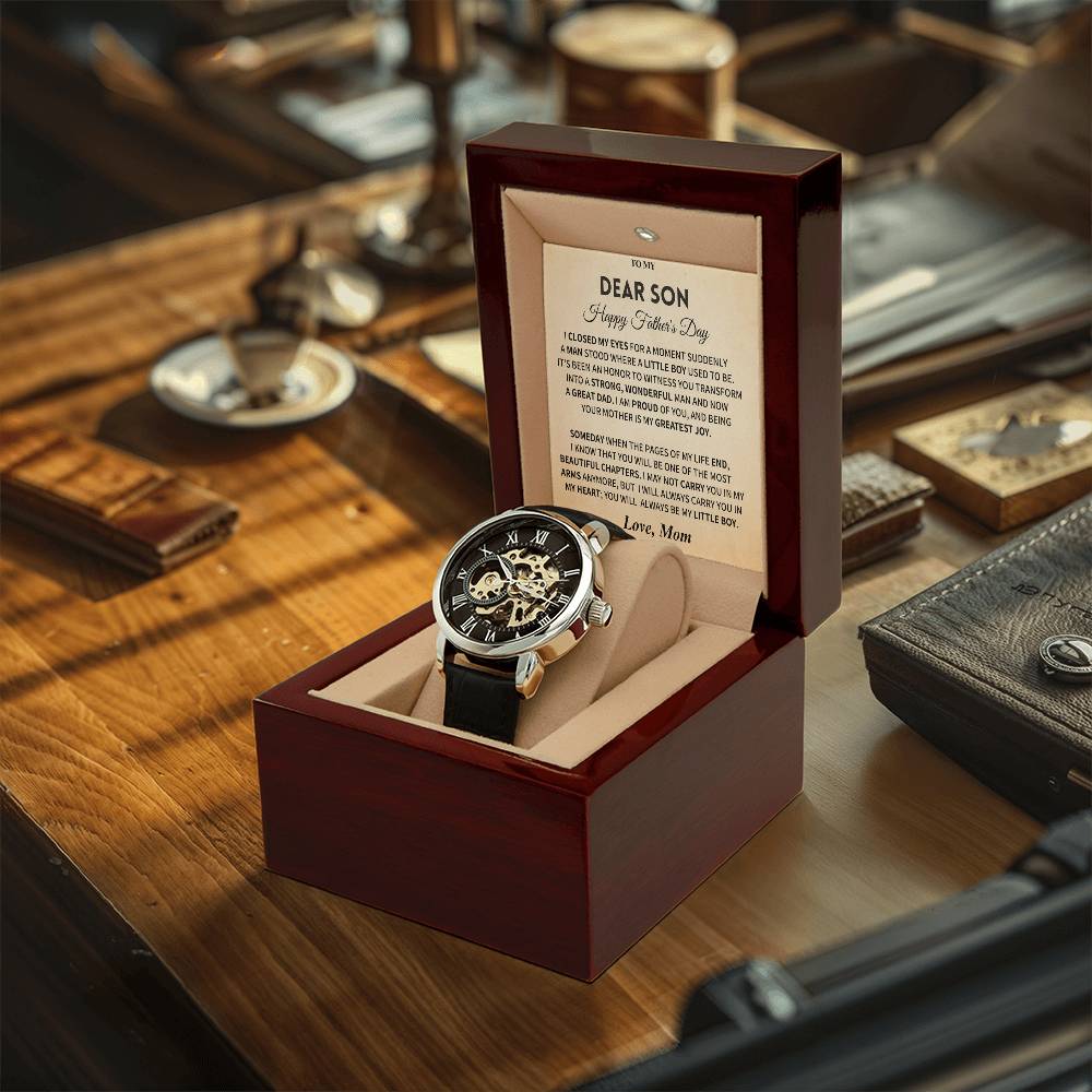 Father's Day Son Gift - Openwork Watches
