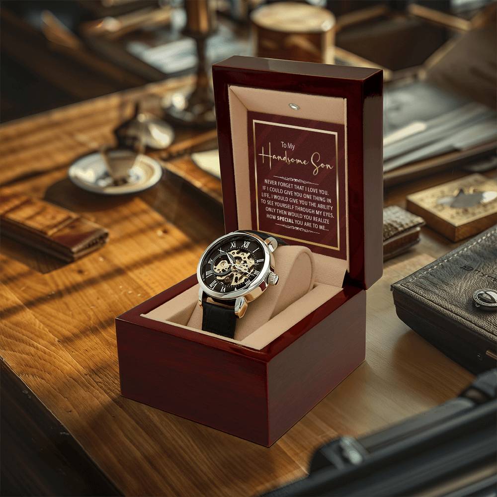 Men's Openwork Watch For Son