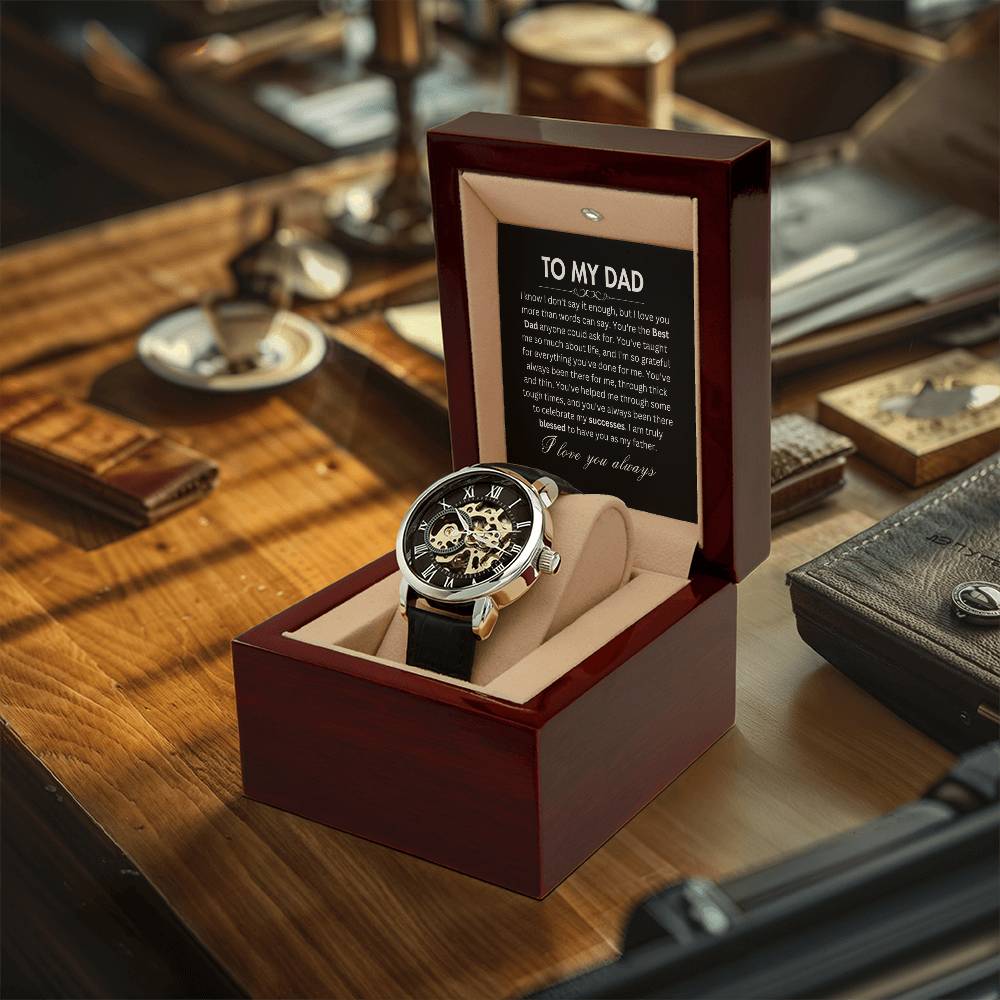 Men's Openwork Watches - To My Dad