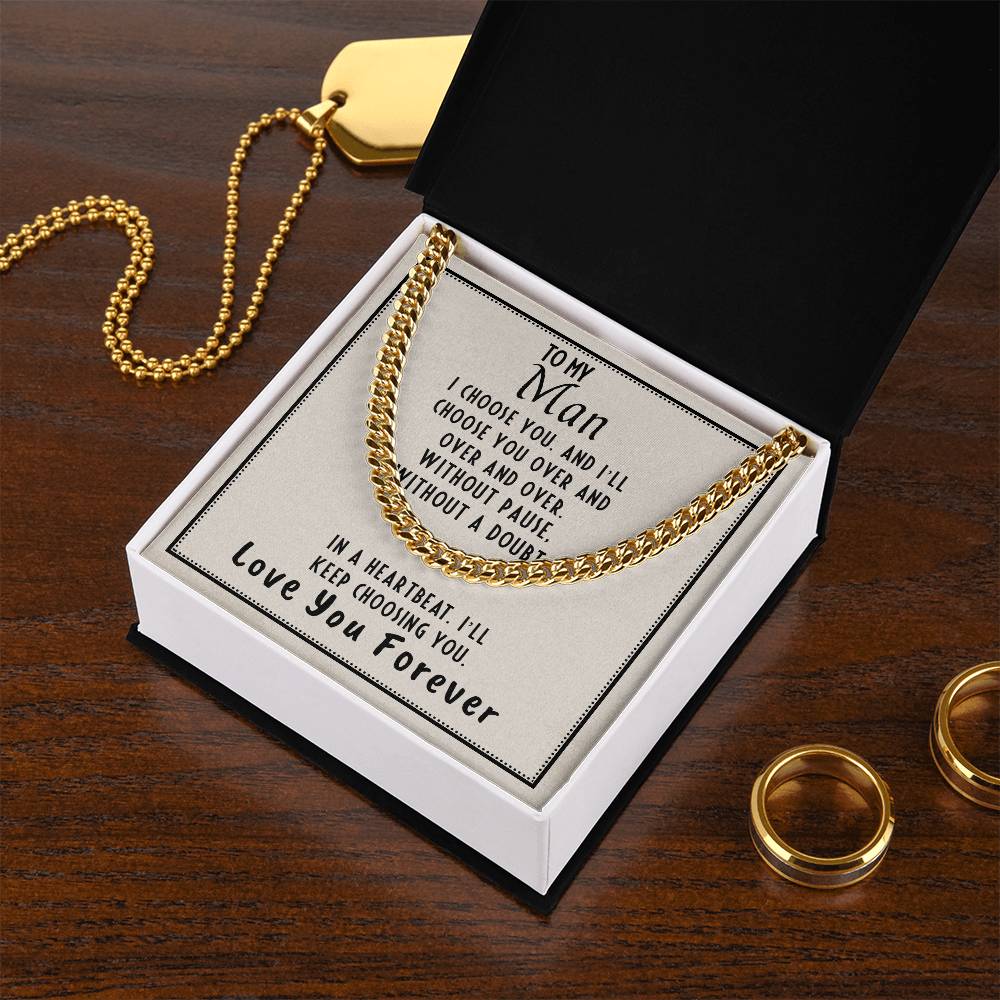 Cuban Link Chain Gift For My Man
