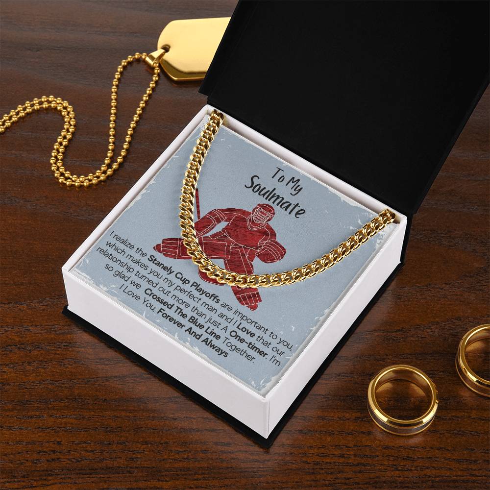 Make Your Soulmate Smile With This Stainless Steel Necklace Cuban Link Chain